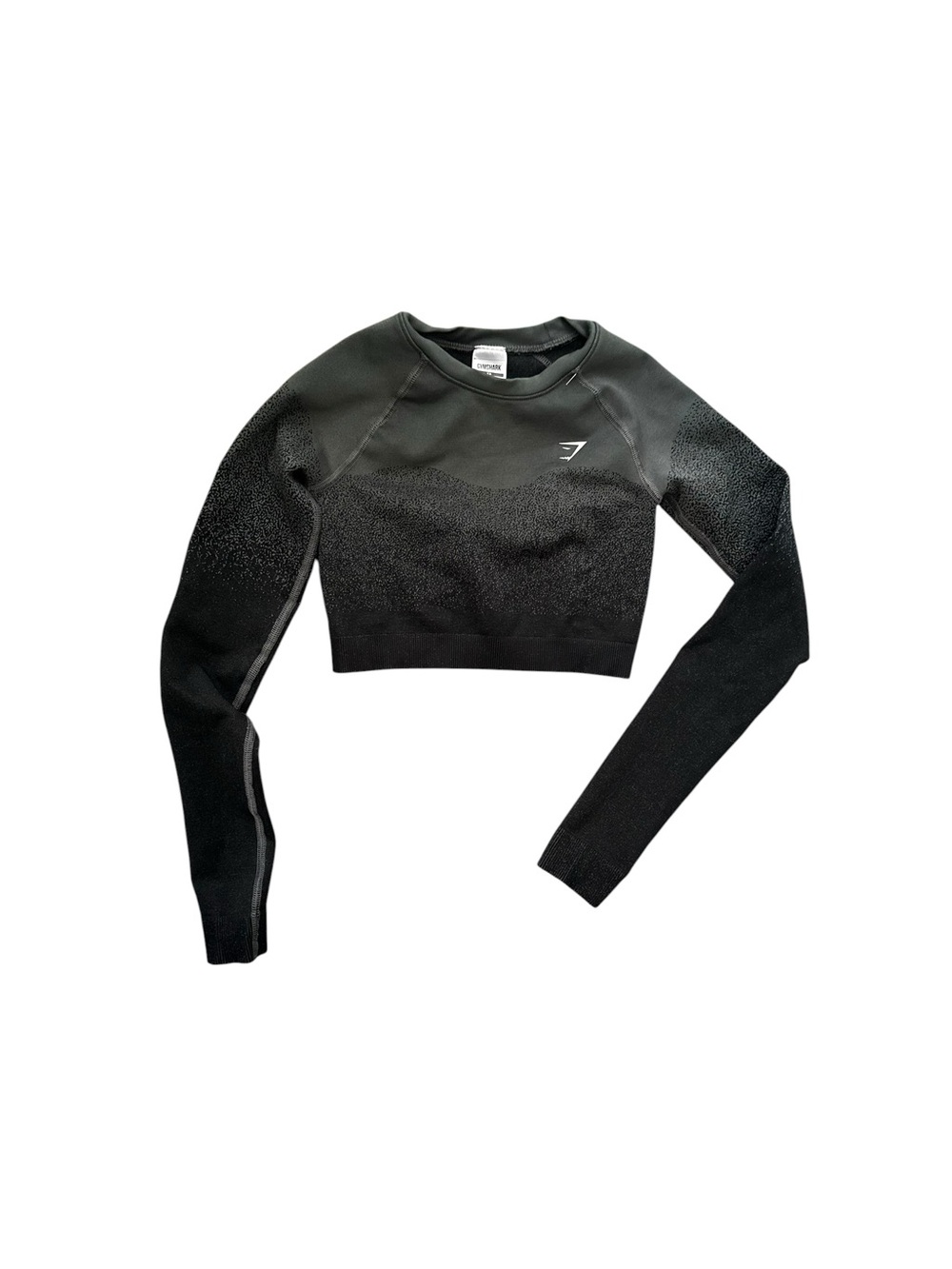 Gymshark Adapt Ombre Seamless Long Sleeve Crop Top Size XS